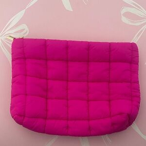 Quilted Pink Clutch